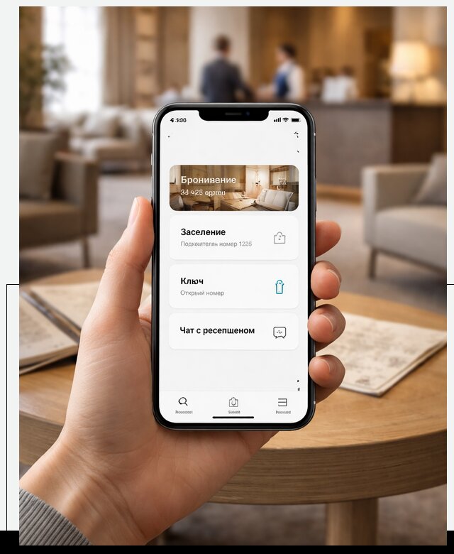 Мобильное приложение для гостей отеля в Энгельсе, управление сервисом
